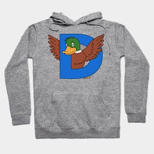 Letter D with Duck Hoodie